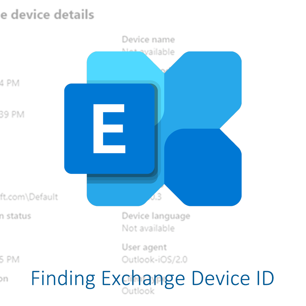 How to find Exchange Device ID on Outlook for iOS